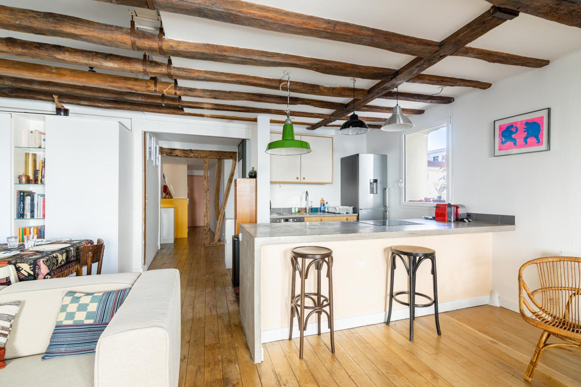 Luxurious 2 Bedroom Canal Saint Martin Saint Lazare Paris Exterior foto